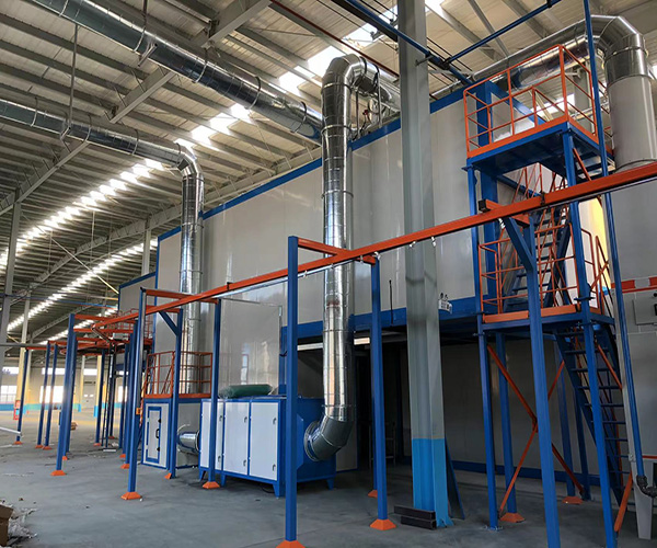 Spray suspension line