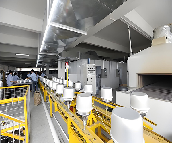 Design of powder coating line for cookwa