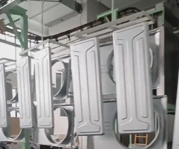 Design solution for powder coating line 